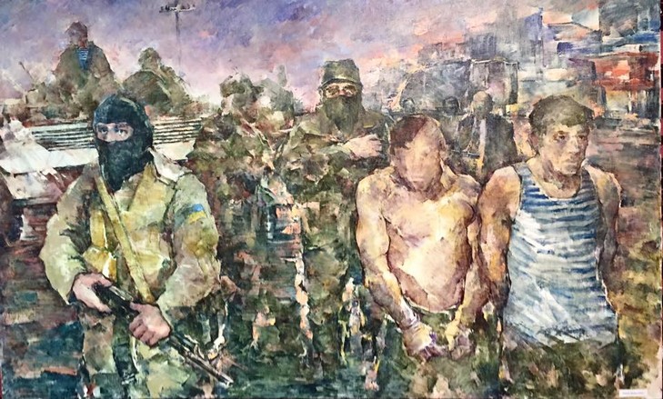 Одеський художник відобразив Майдан та АТО на своїх картинах - фото 8
