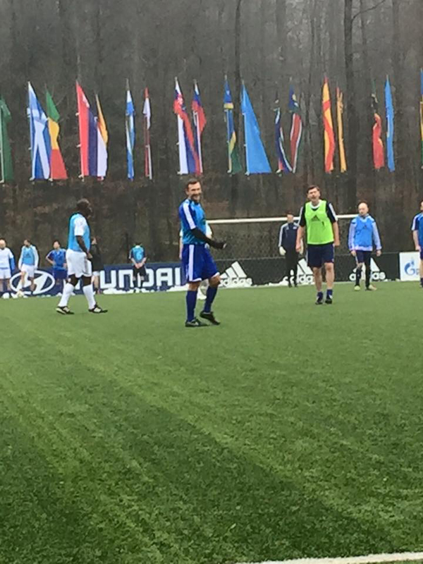 Шевченко грає в футбол з новим президентом ФІФА Інфантіно - фото 1