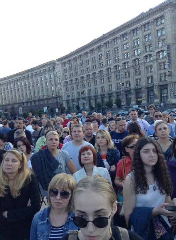 У Києві відбувся мітінг переселенців з Донбасу (ФОТОФАКТ) - фото 3
