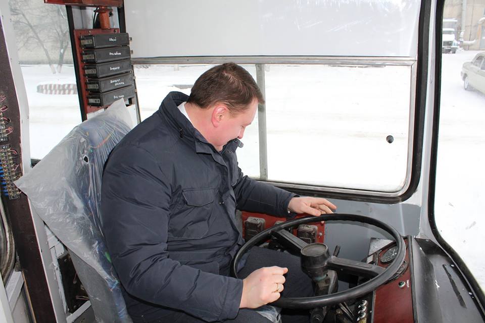 Як мер Краматорська став водієм тролейбуса (ФОТО) - фото 1