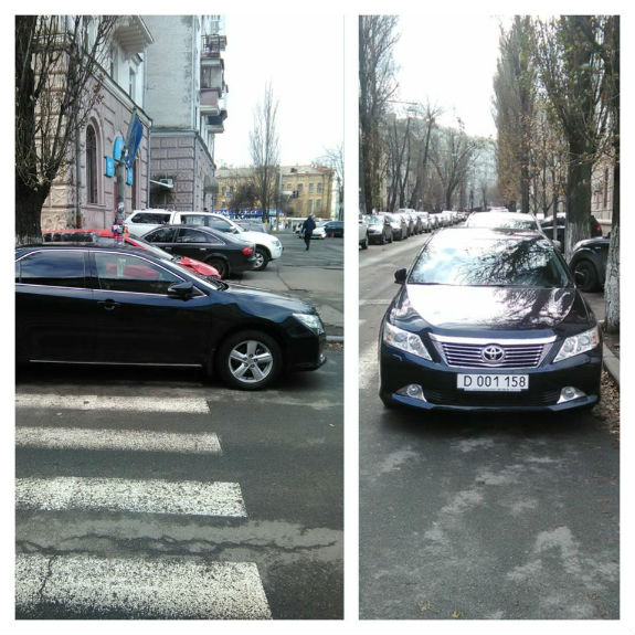 У Києві російські дипломати стали переможцями конкурсу "Паркуюсь, як мудак" - фото 1