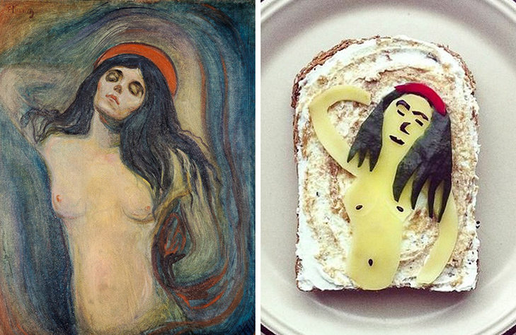 15 великих картин, які намалювали на бутербродах і з'їли - фото 7