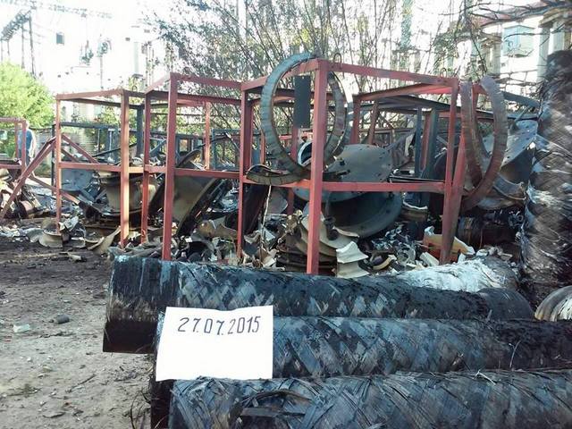 Проросійські ЗМІ видають фото зруйнованої бойовиками Вуглегірської ТЕС, як "Наслідки обстрілу Донецька" - фото 1