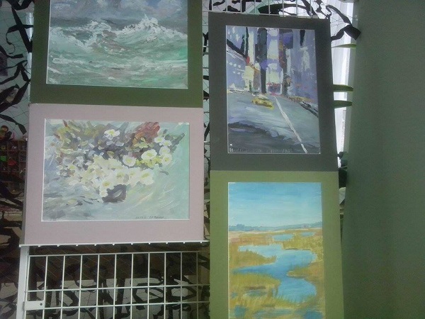 Поранені бійці у Дніпропетровську малюють квіти і пейзажі - фото 3