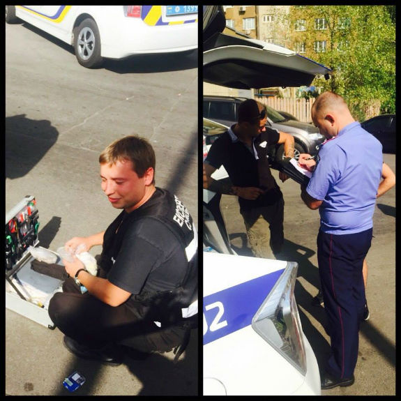У Києві заарештували поліцейського, який вкрав екіпіровку і шолом після ДТП (ФОТО) - фото 1