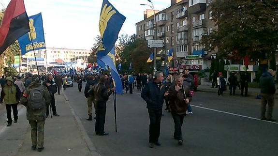 Учасники маршу націоналістів закінчили мітинг біля СІЗО  (ФОТО) - фото 2