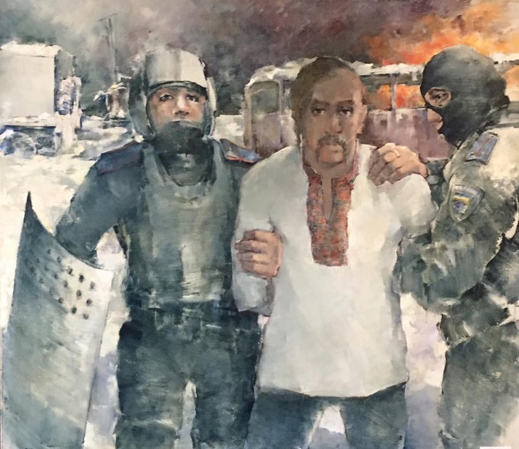 Одеський художник відобразив Майдан та АТО на своїх картинах - фото 1