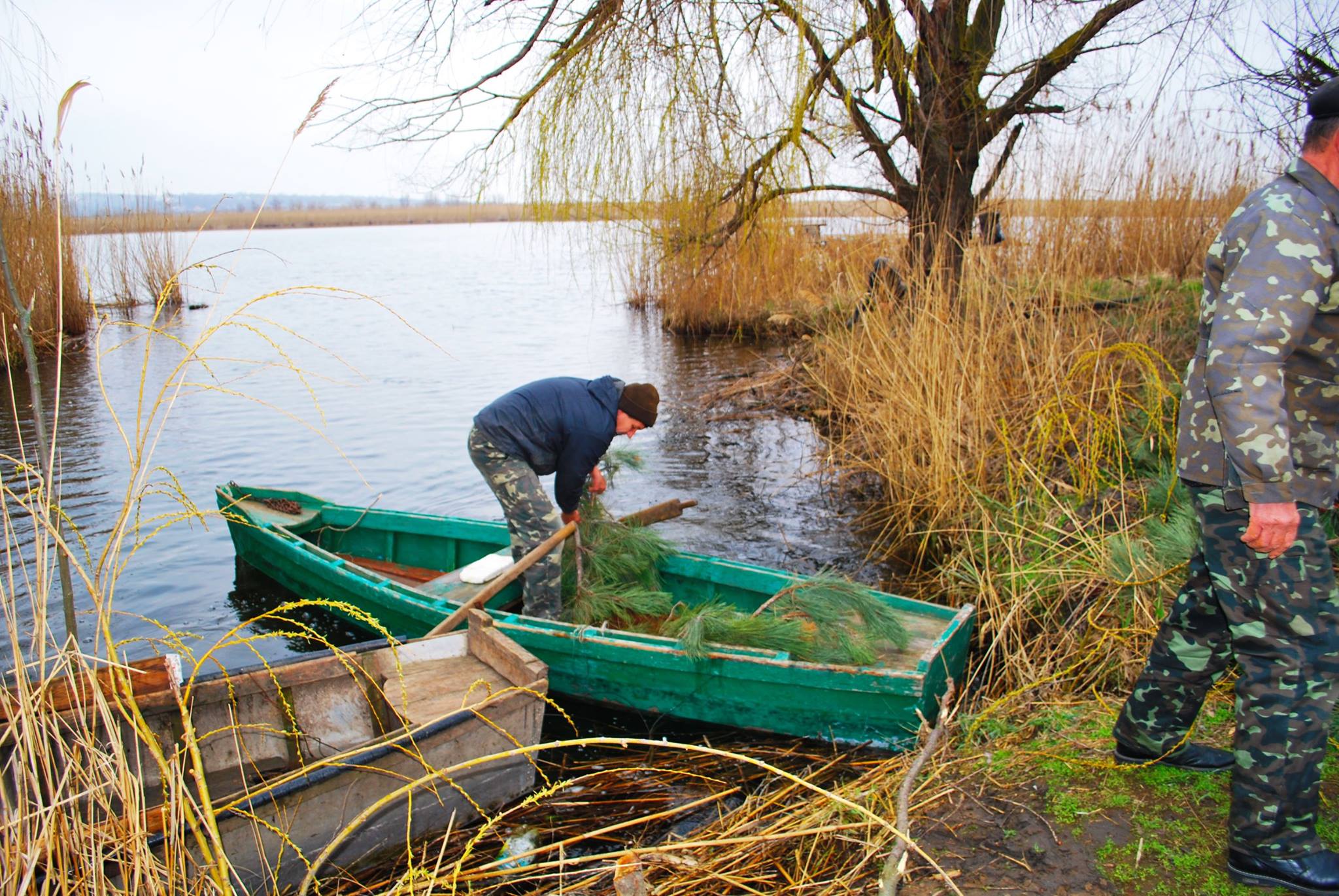 На Миколаївщині рибалки та спеціалісти рибохорони встановили штучні нерестовища - фото 2