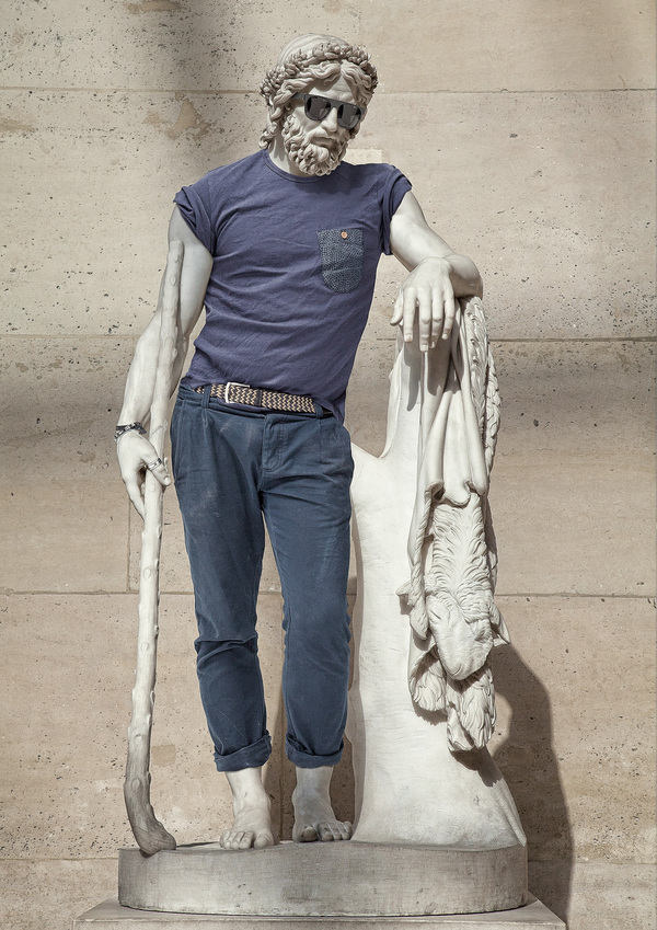 Старовинні скульптури Лувру перетворили на хіпстерів (ФОТО) - фото 2