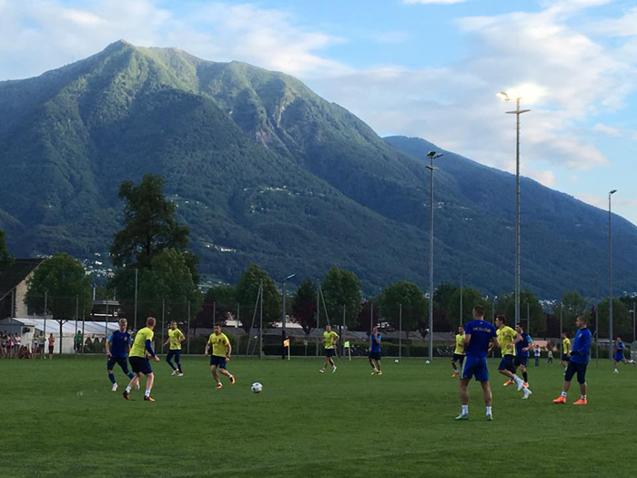 Як збірна України провела останнє тренування у Швейцарії - фото 2