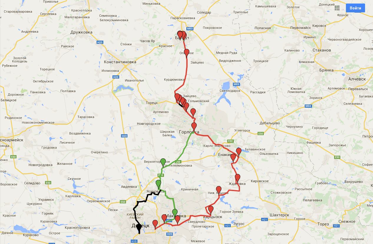 Як виїхати з Донбасу: волонтери створили карту з маршрутами (ФОТО) - фото 1