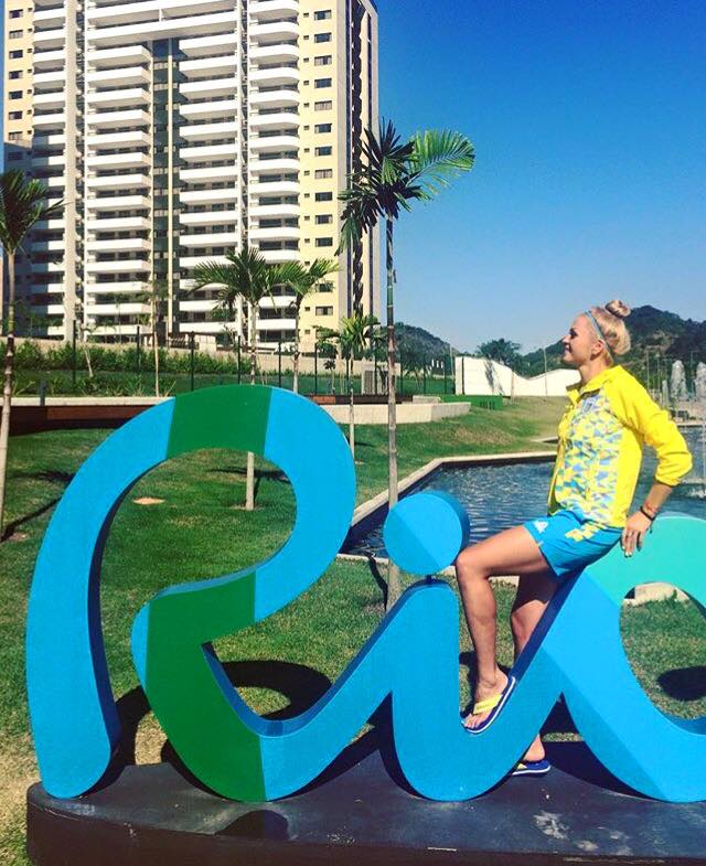 Як українська олімпійська красуня передає привіт з Ріо - фото 1