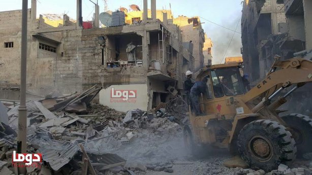 Росіяни розбомбили житловий квартал у передмісті Дамаску - фото 5