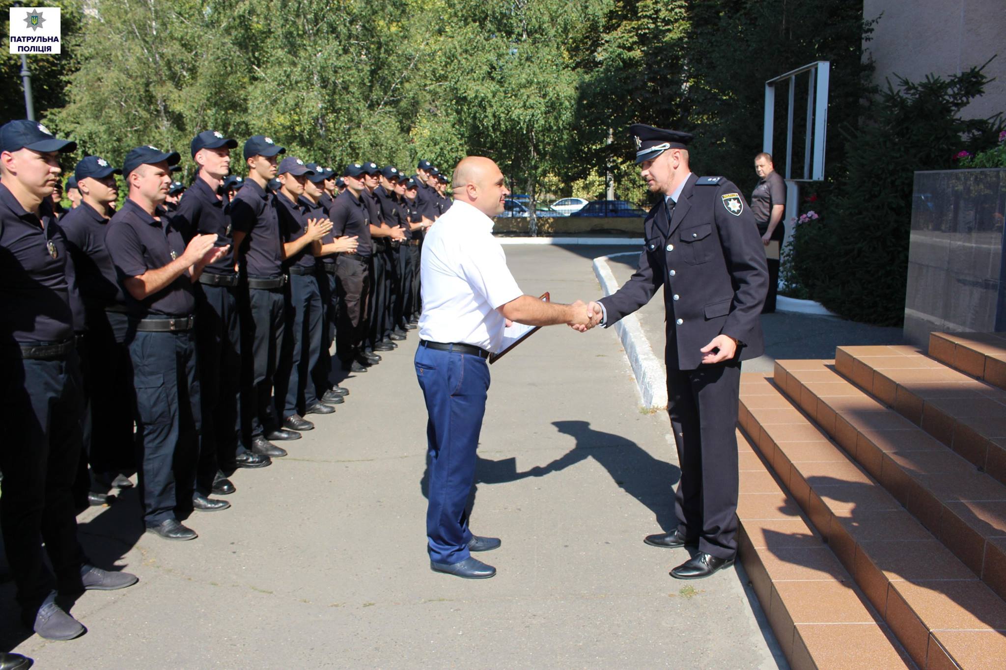 Миколаївських копів відзначив начальник Департаменту патрульної поліції