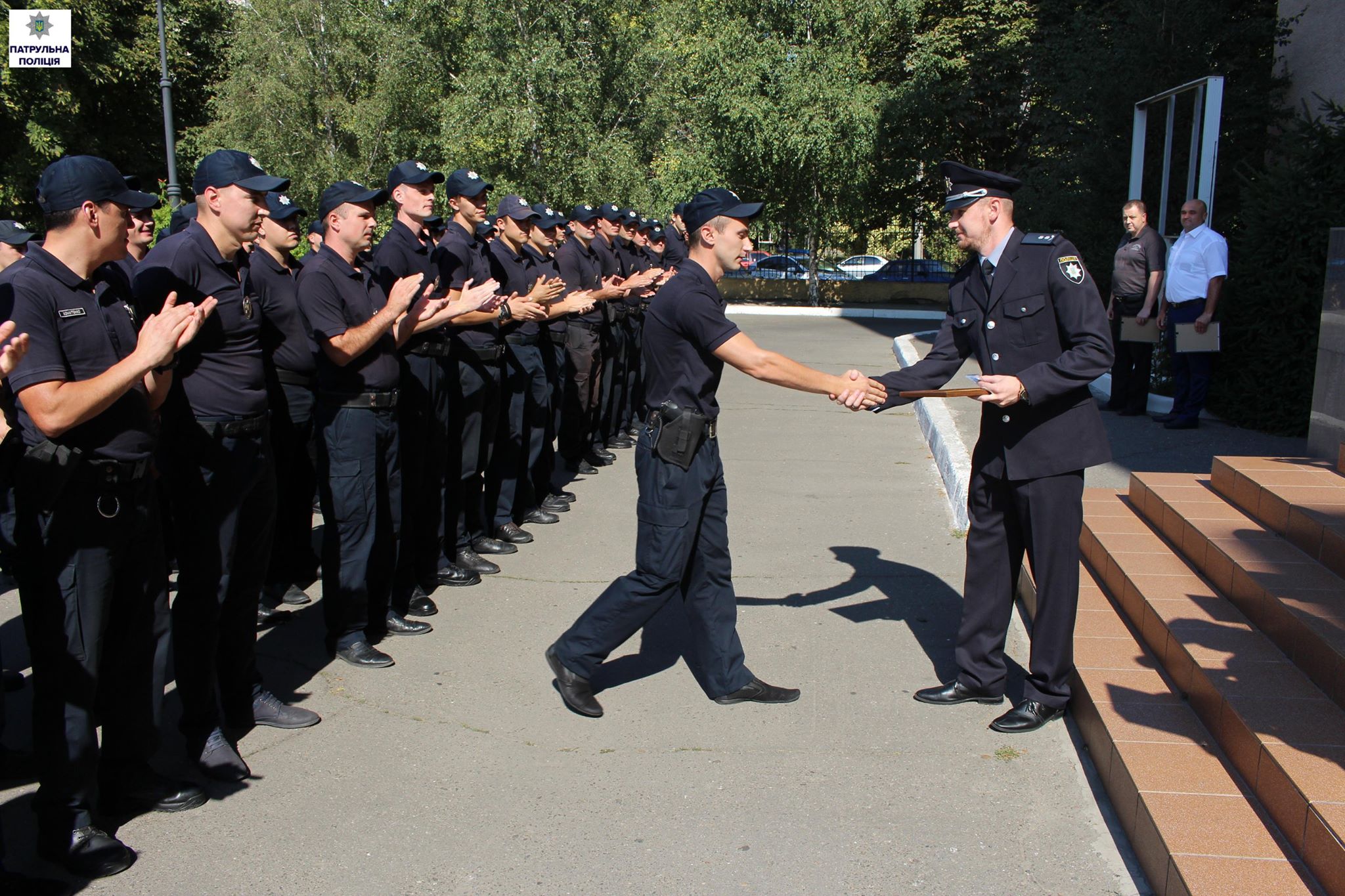 Миколаївських копів відзначив начальник Департаменту патрульної поліції