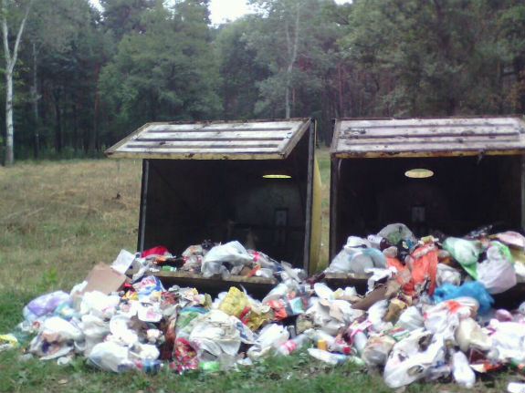 У столичному парку орудують сміттєві хулігани - фото 1