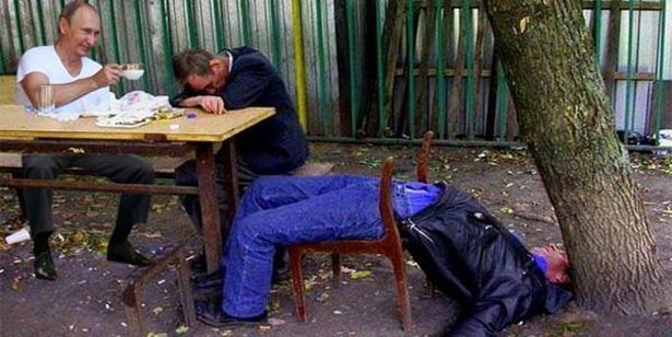 Як соцмережі сміються над тренуванням Путіна і Медведєва (ФОТОЖАБИ) - фото 7