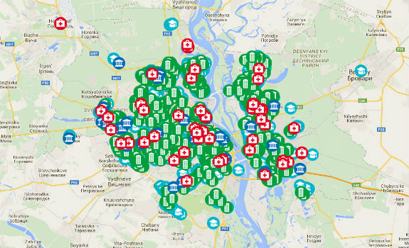 Для містян створили онлайн-карту "Бюджетного" ремонту Києва" - фото 1