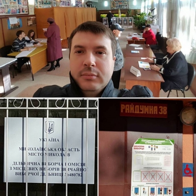 В Миколаєві люди голосують та роблять селфі, щоб безкоштовно поїсти  - фото 3