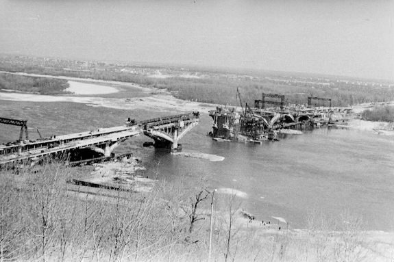 Як будувався міст Метро 50 років тому (ФОТО) - фото 1