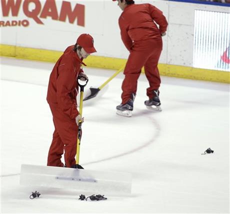 В НХЛ вболівальники закидали хокеїстів щурами - фото 2