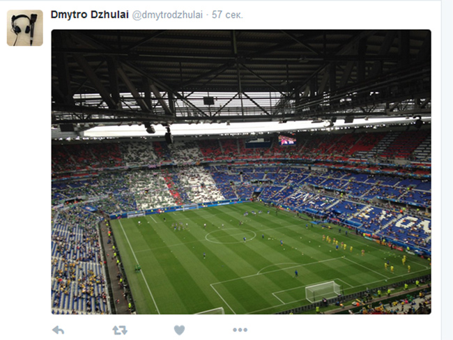 Відомий український коментатор показав, як прямо зараз виглядає стадіон в Ліоні - фото 1
