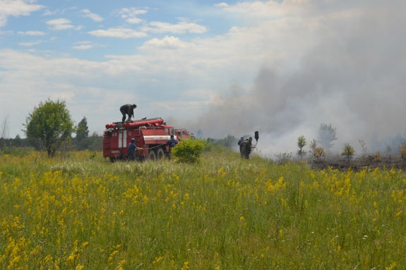 У "Чорнобильській пущі" продовжують боротися з вогнем (ФОТО, ВІДЕО) - фото 1