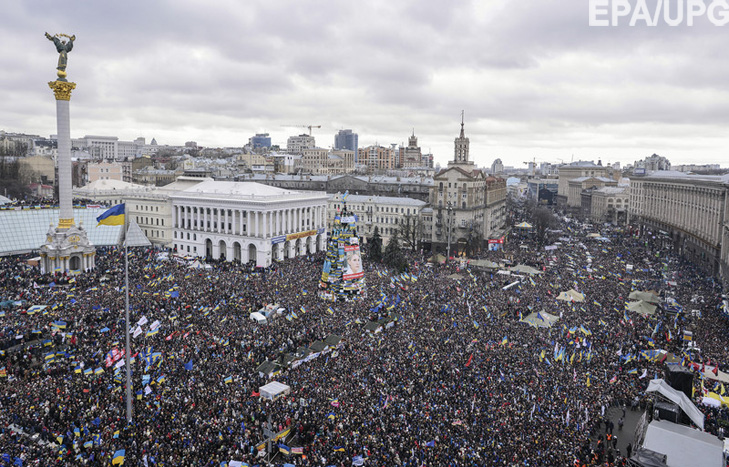 Хроніка Революції Гідності: "Марш мільйонів" і падіння Леніна - фото 1