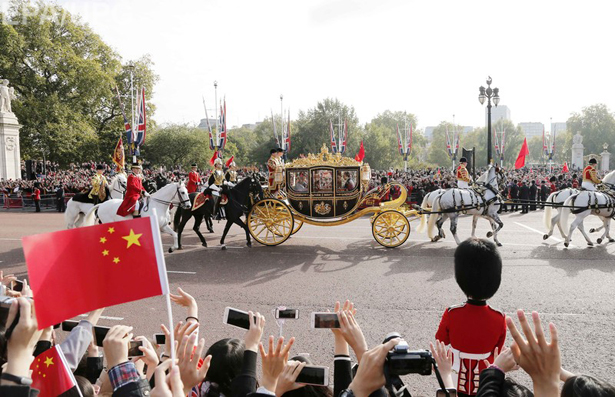 Китайському лідеру влаштували в Лондоні королівський прийом (ФОТОРЕПОРТАЖ) - фото 12