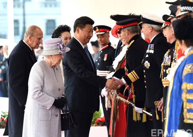 Китайському лідеру влаштували в Лондоні королівський прийом (ФОТОРЕПОРТАЖ) - фото 11