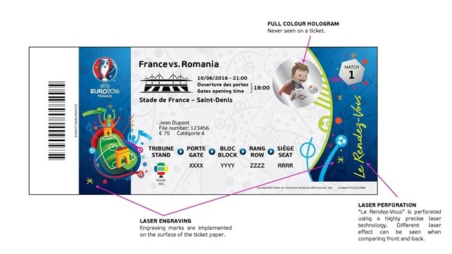 Як будуть виглядати квитки на Євро-2016 - фото 1