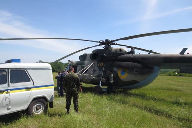вертоліт українських ЗСУ
