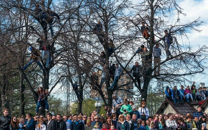 Фото з репетиції параду до 9 травня у Москві розмішило мережу - фото 1