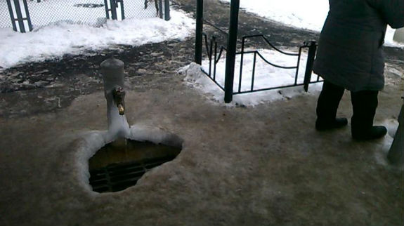 У Києві замерзли бювети  - фото 2