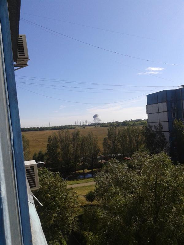 У Донецьку після прибуття гумконвою з Росії стався вибух (ФОТО) - фото 1