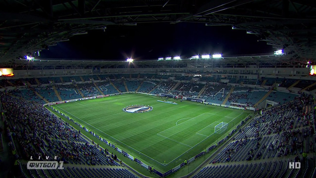 Як виглядає стадіон в Одесі перед початком матчу "Зоря" - "Фенербахче" - фото 1