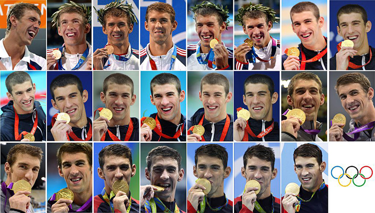 Як виглядають всі 23 золоті олімпійські медалі Фелпса - фото 1