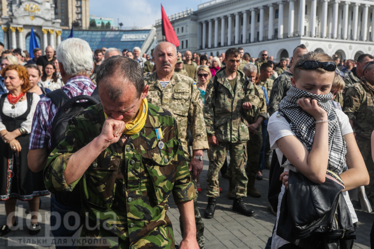 Як у Києві прощалися з бійцями "Правого сектора", від яких відмовився Генштаб - фото 19