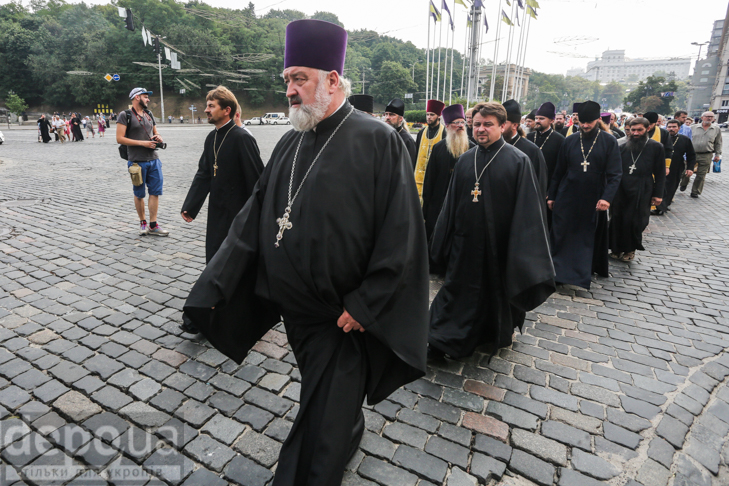 Як УПЦ МП хрестило Русь на Володимирській гірці - фото 6