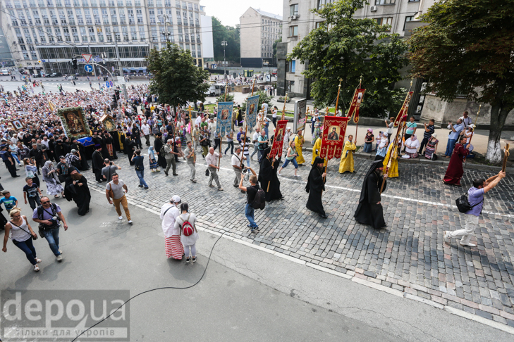 Як УПЦ МП хрестило Русь на Володимирській гірці - фото 11