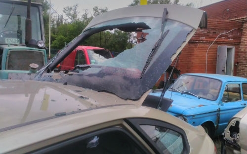 У Слов'янську поліція обстріляла авто на блокпосту (ФОТО) - фото 1
