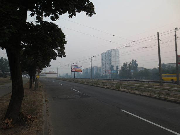 Лівий берег Києва накрило димом - фото 4