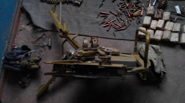 На Луганщині знайшли схованку вкраденого екс-бійцями АТО військового майна - фото 1
