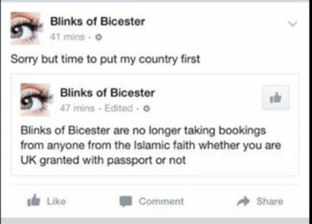 В Британії заарештували власницю салону, яка відмовилась обслуговувати мусульман - фото 1