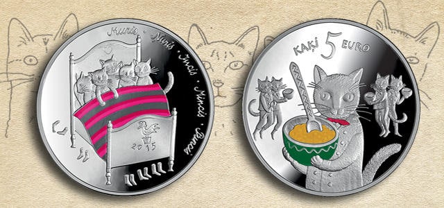 У Латвії випустили євро з котиками - фото 1