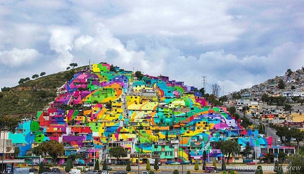 Як мексиканські художники перефарбували район містечка (ФОТО) - фото 2