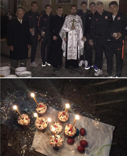 Степаненко показав, як у "Шахтарі" святять їжу на Пасху - фото 1
