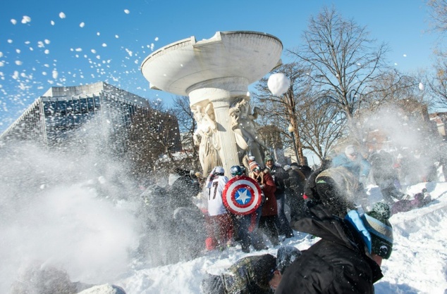 У Вашингтоні пройшли масштабні "Снігові війни"  - фото 2