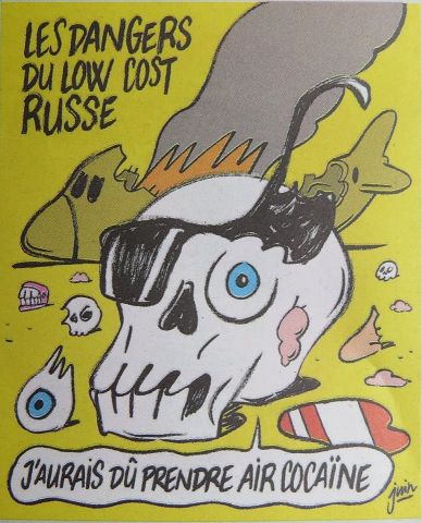 Charlie Hebdo зробив карикатури на падіння російського літака у Єгипті - фото 2