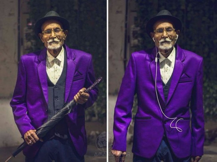 Як онук зробив із свого 96-річного діда справжнього денді - фото 1